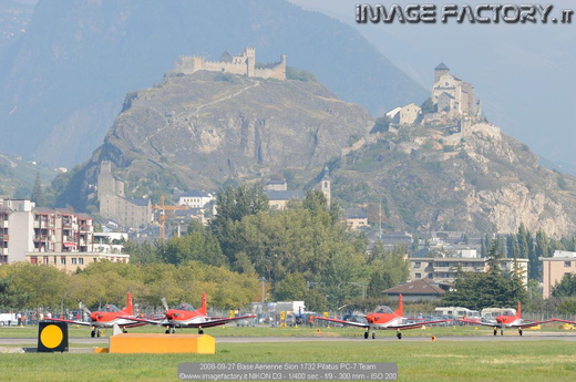 2008-09-27 Base Aerienne Sion 1732 Pilatus PC-7 Team